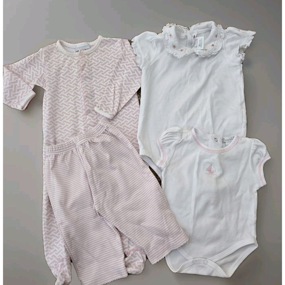 Magnolia Baby Tiny‎ Cottons Kissy Kissy Bundle 0-6mos Pima Cotton